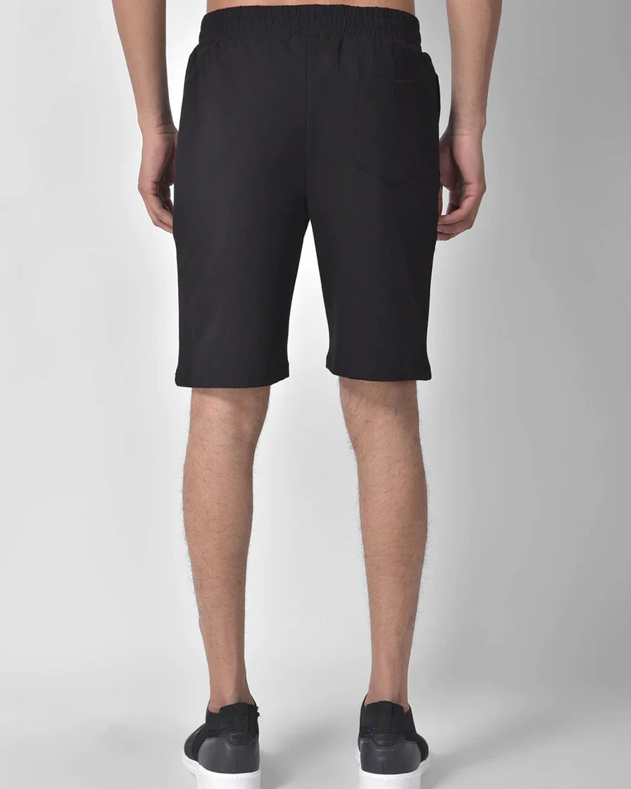 Men Black Shorts With 100% Cotton