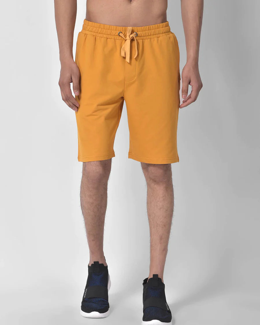 Men Gold Shorts With 100% Cotton