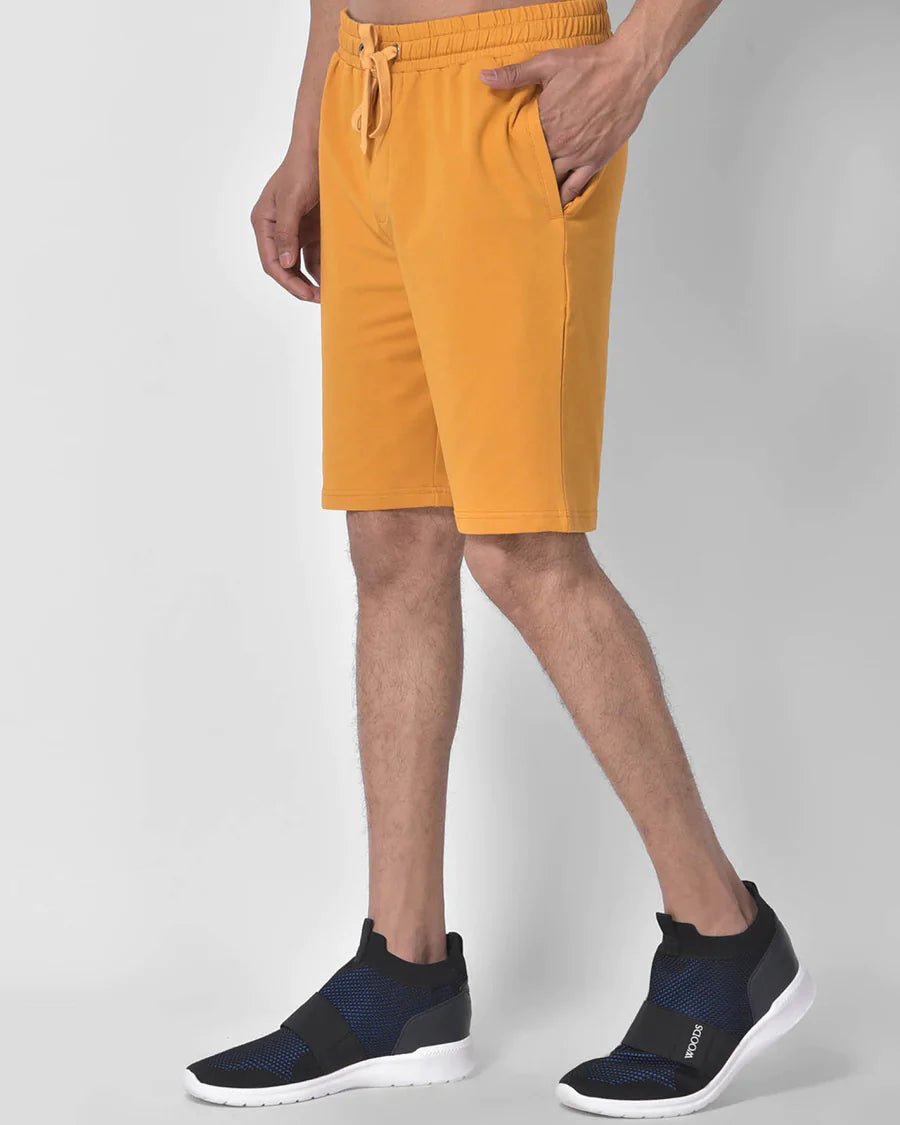 Men Gold Shorts With 100% Cotton